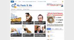 Desktop Screenshot of mypenisandme.com